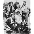 HEDLEY MATTINGLY AS HEDLEY, HARI RHODES AS MIKE, YALE SUMMERS AS JACK DANE, CHERYL MILLER AS PAULA TRACY, MARSHALL THOMPSON AS DR. MARSH TRACY FROM DAKTARI #1 - SCHWARZ-WEISS - Filmfoto - Standard - 10x8" (25x20cm)