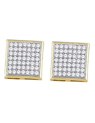 0.33CT-DIA MICRO-PAVE EARRINGS