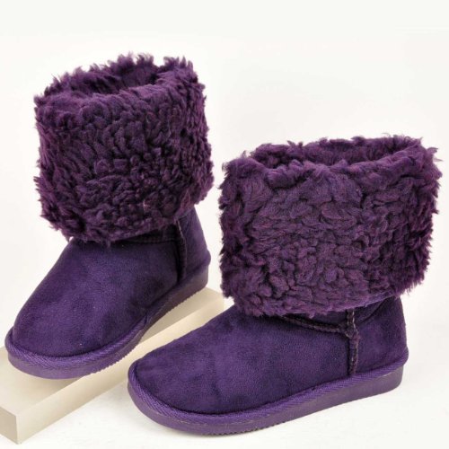 Canadians Kultstiefel 4Girls Boots, Warmfutter, lila, Größe:31