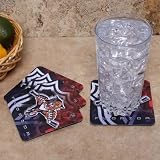 NHL Florida Panthers 4-Pack Sublimated Logo Neoprene Coaster Set