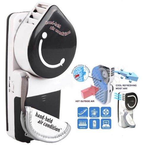 USB Mini Portable Hand Held Air Conditioner Cooling Fan