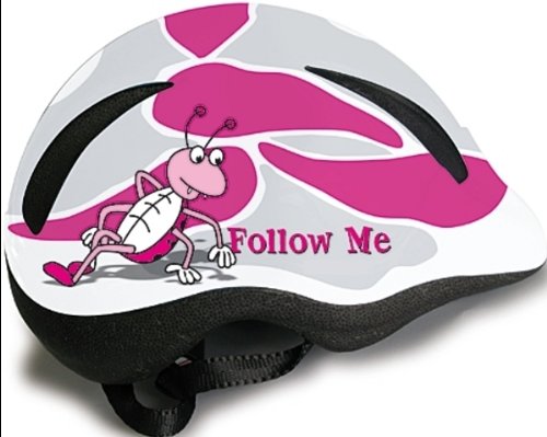 Casco Kinder Fahrradhelm Kinderhelm Follow Me K&auml;fer pink/wei&szlig; (Gr&ouml;&szlig;e: S 47-52 cm) Preisvergleich
