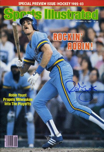 Robin Yount Sports Illustrated Autograph Poster