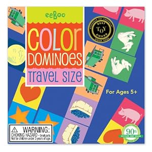 Color Travel Dominoes by eeBoo