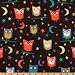 44'' Wide Michael Miller Wide Night Owls Brown Fabric By The Yard