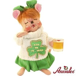6" Celtic Kisses Mouse By Annalee