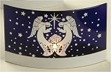 Angels & Baby Religious Glass Votive Candle Holder