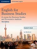 English for Business Studies Students Book: A Course for Business Studies and Economics Students (Cambridge Professional English)