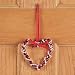 12 Beaded Heart Ornament Craft Kits