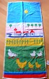 Kinderhandtuch Landleben ca 100 x 45 cm style= Kinderhandtuch Landleben ca 100 x 45 cm