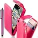 from Gadgets and Techs Supergets Quality Apple Iphone 4 4G 4S Premium Pink Leather Case Includes Screen Protector And Polishing Cloth