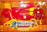DC SUPERFRIENDS SUPER FRIENDS THE FLASH WITH SKY SLIDER VEHICLE