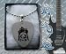 Tokio Hotel Metal Guitar Pick Necklace Boxed Music Festival Wear