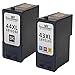 Speedy Inks - Remanufactured Ink Cartridge Replacement for Lexmark 44XL Lexmark 43XL 2 Pack (1 Black, 1 Color)