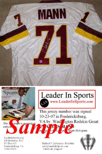 Charles Mann Autographed Jersey - Washington Redskins