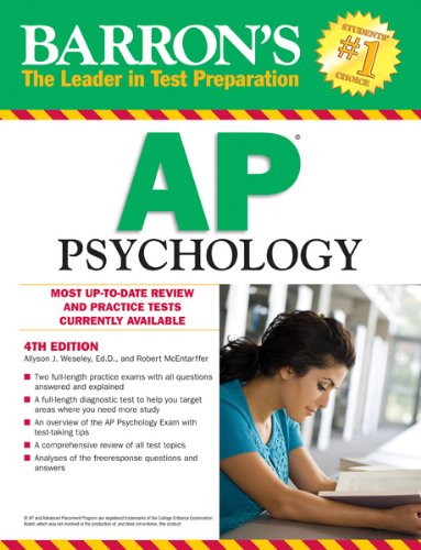 Barron's AP Psychology, 5th Edition Barron's AP Psychology, 5th Edition