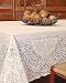 Heritage Lace Canterbury Classic 70-Inch by 108-Inch Rectangle Tablecloth, White