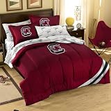 South Carolina Gamecocks USC NCAA Full Embroidered Comforter With Sham