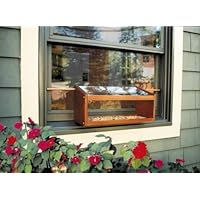 Coveside Mahogany Windowsill Bird Feeder