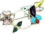 Beautiful! Hummingbird Brooch/ Pendant label Pin