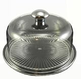 Cheese Keeper or Dessert Display Under Large Dome By Huang Clear Acrylic