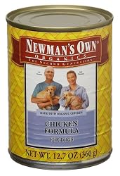 Newman's Own Organics Chicken Formula for Dogs, 12.7-Ounce Cans (Pack of 12)