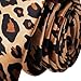 TopTie Unisex Leopard Spotted Slim Tan & Black Skinny 2 Inch Necktie Tie