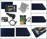 iShoppingdeals - Travel Accessory Kit Pack Bundle Lot for Amazon Kindle Fire 7-Inch Tablet WiFi