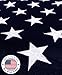 HEAVY-DUTY American Flag 3x5' -100% Made in the USA- Durable, Long Lasting, Polyester Fabric - Embroidered Stars, Sewn Stripes, 4 Rows of Lock Stitching on the Fly End, High Wind Usage-All Star Flags