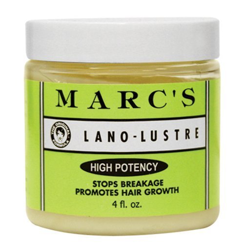 Marc's Lano-Lustre High Potency, Stops Breakage Promotes Hair Growth 4oz