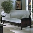 American Furniture Alliance Elite Hermosa Full Metal/Wood Futon Frame, Espresso