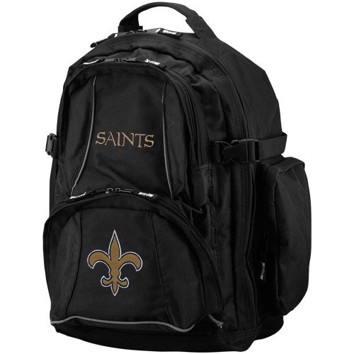Concept One New Orleans Saints Black Trooper Backpack