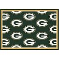 Green Bay Packers All-Over Logo Rug
