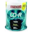 MAXELL 648200 - CDR80100S 80-Min/700 MB CD-R (100-ct spindle)