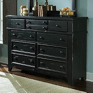 Amazon.com - American Farmhouse Farmhouse Triple Dresser ...