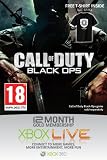 picture of Xbox LIVE COD: Black Ops - 12 month Gold Membership with Free T-shirt (No Game Included)