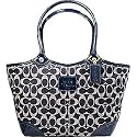 Coach Bleecker Denim Signature Tote 12573
