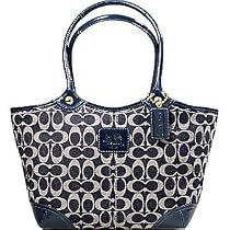Coach Bleecker Denim Signature Tote 12573