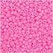 Pink Opaque Miyuki Japanese round rocailles glass seed beads 11/0 Approximately 24 gram 5 inch tube