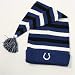 Indianapolis Colts Striped Super Long Stocking Hat