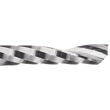 Onsrud Cutter 65-025 Carbide Square Nose End Mill, Inch, Uncoated (Bright) Finish, 25 Degree Helix, 1 Flute, 2.5000" Overall Length, 0.2500" Cutting Diameter, 0.2500" Shank Diameter