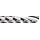 Onsrud Cutter 65-025 Carbide Square Nose End Mill, Inch, Uncoated (Bright) Finish, 25 Degree Helix, 1 Flute, 2.5000" Overall Length, 0.2500" Cutting Diameter, 0.2500" Shank Diameter