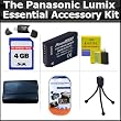 Essential Accessory Kit For The Panasonic Lumix DMC-ZS5 DMC-ZS7 Kit Includes 4GB Memory, Card Reader, Spare Battery,Tripod, Slim hard Case + More