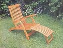 Hardwood Sun Lounger