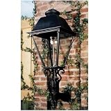 Gas Light America GL3000 Cast Aluminum Natural Gas Light With Triple Inverted Mantle Burner On Wall Mount