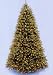 8.5 Downswept Douglas Fir Pre Lit PE Artificial Christmas Tree   Multi Lights