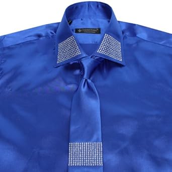 Royal Blue Dress Shirt And Tie