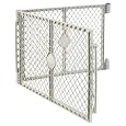Pet Yard Plastic Exercise Pen Expansion Panel, 2-Piece, White