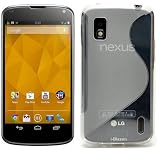 i-Blason Slim Fit S Line Flexible TPU Case for Google Nexus 4 Smart Phone E960 LG 8gb 16gb (Frost Clear)