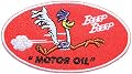 MOTOR OIL Road Runner Roadrunner Beep Beep Classic Car racer Logo Sign Racing Patch Iron on Applique Embroidered T shirt Jacket Gift BY SURAPAN